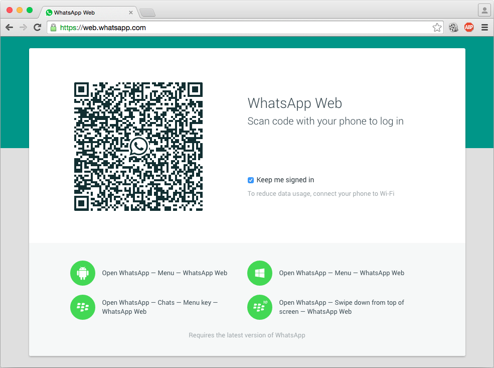 Download Whatsapp Web On Mac